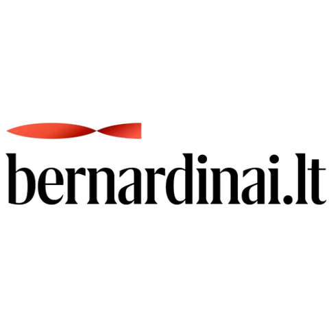 Kineziterapijos klinika ir Bernardinu logotipas
