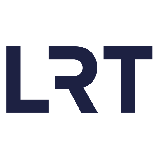 Kineziterapijos klinika ir LRT logotipas